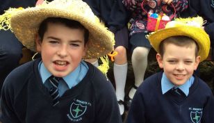 Easter news: The Stations of the Cross, The Easter bonnet parade and the raffle in aid of Trocaire.